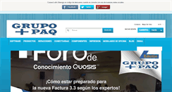 Desktop Screenshot of grupomaspaq.com